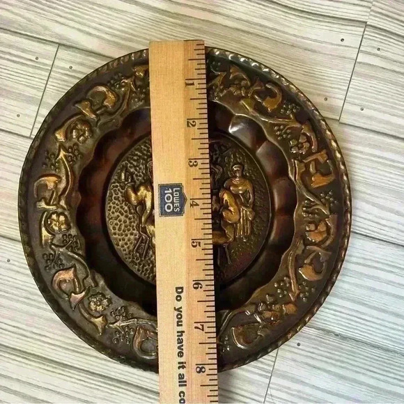 Set of Vintage Copper Plate Wall Decor - Picture 6 of 10